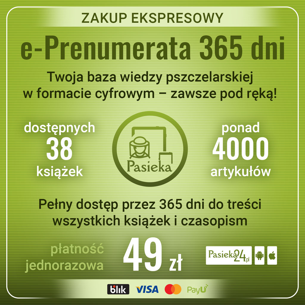 e-Prenumerata czasopisma Pasieka