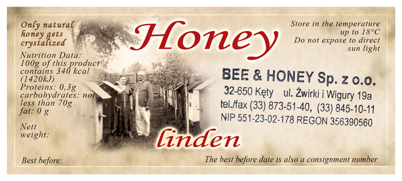 Label Honey 