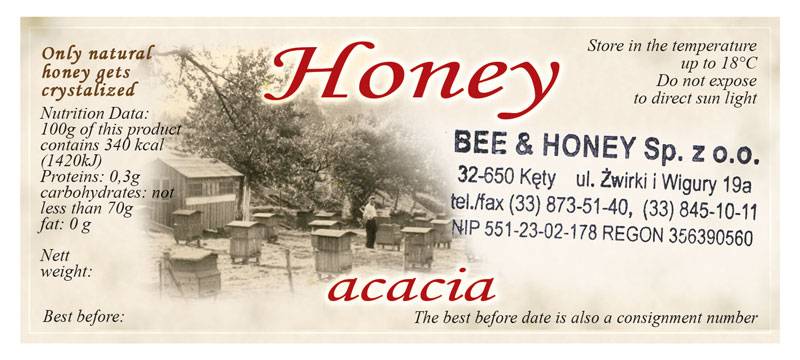 Label Honey 