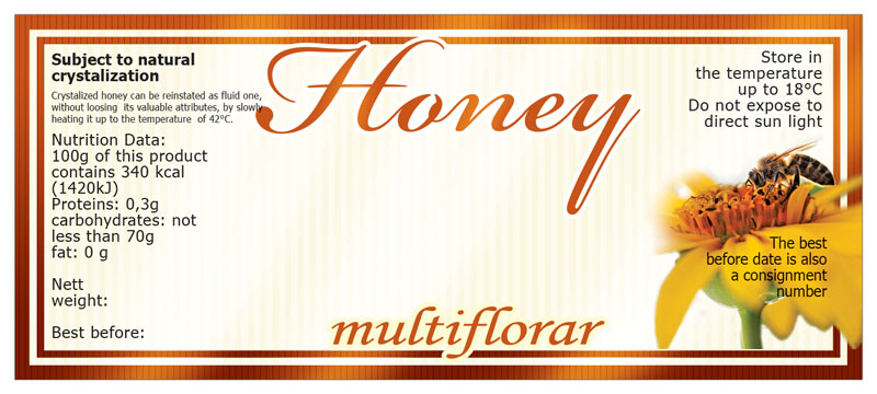 Label Honey 